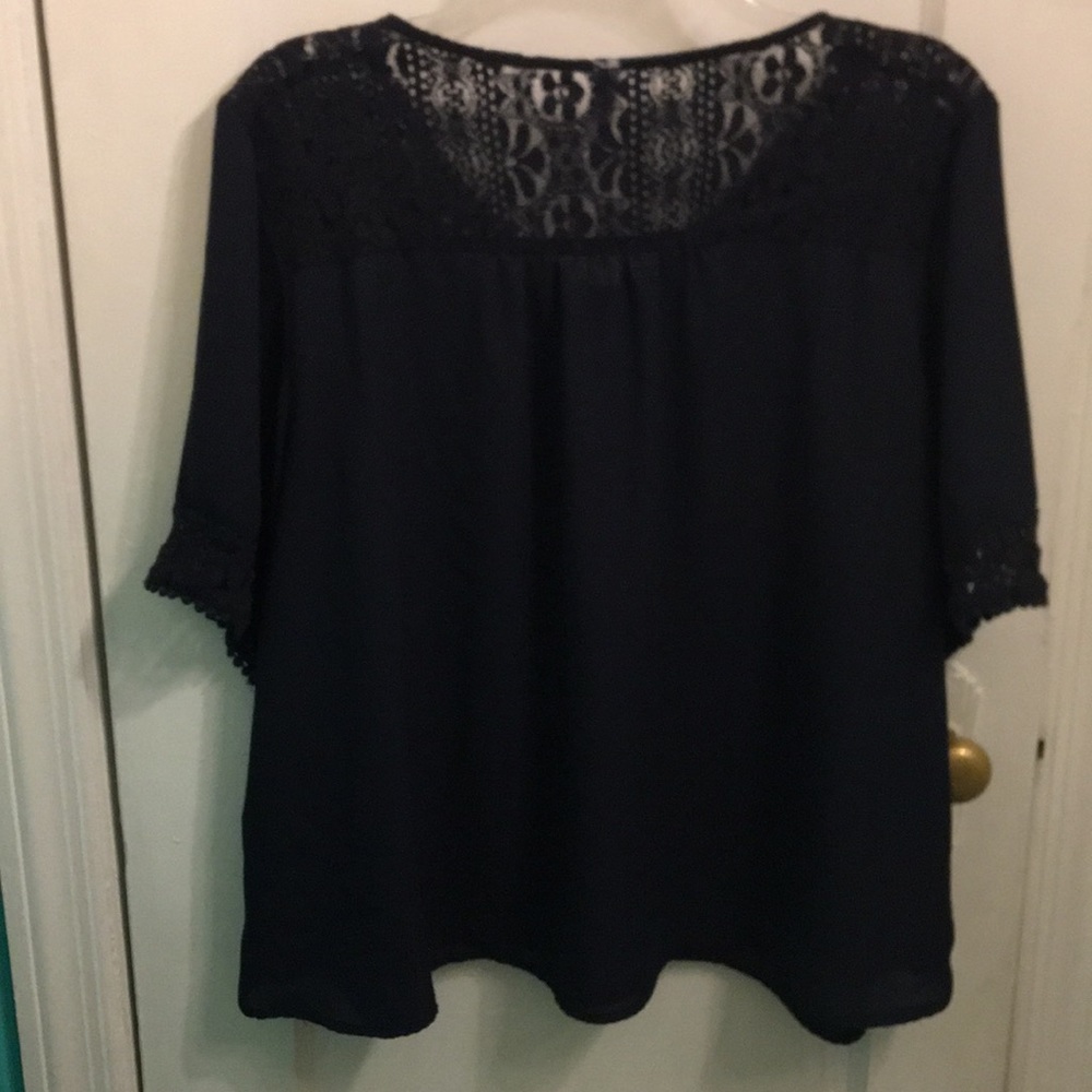 Navy blouse - Picture 2 of 2